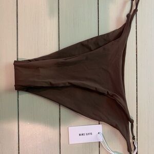 Slate Swim Banks Bikini Bottom (Espresso)